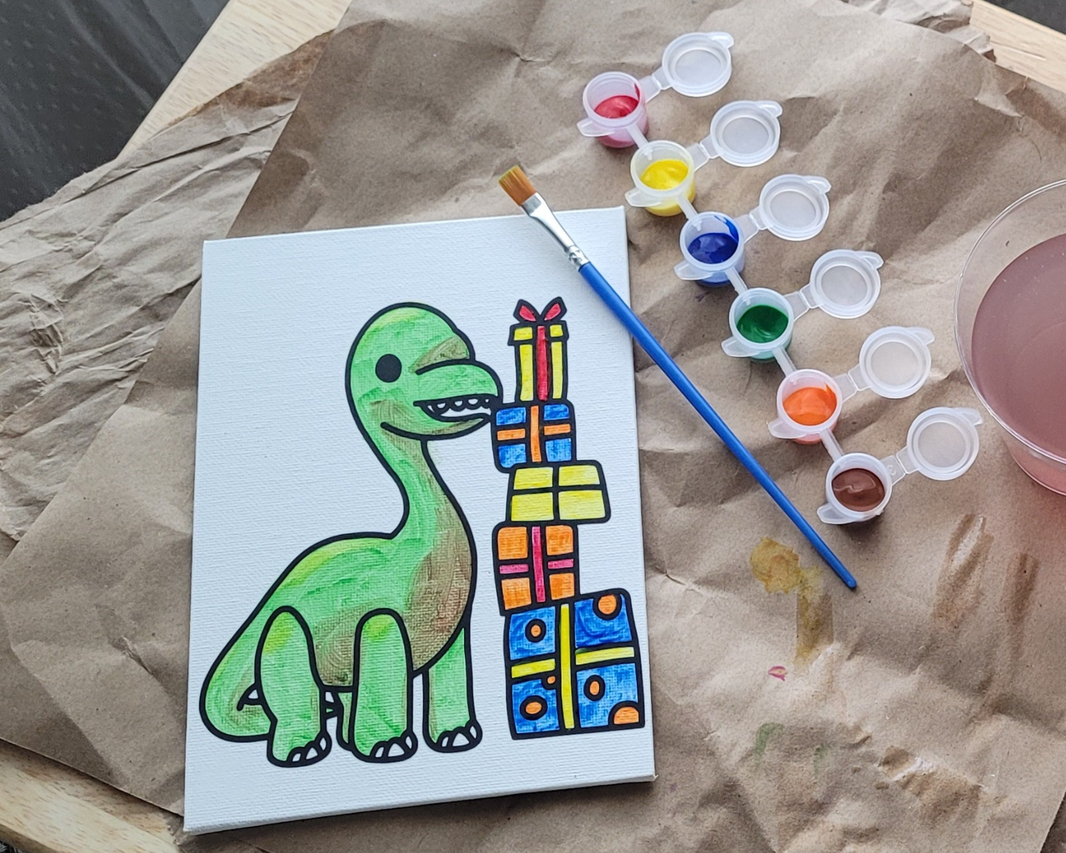 Dinosaur Pint Set of 4